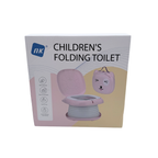 Pot de voyage pliable pour enfant — rose