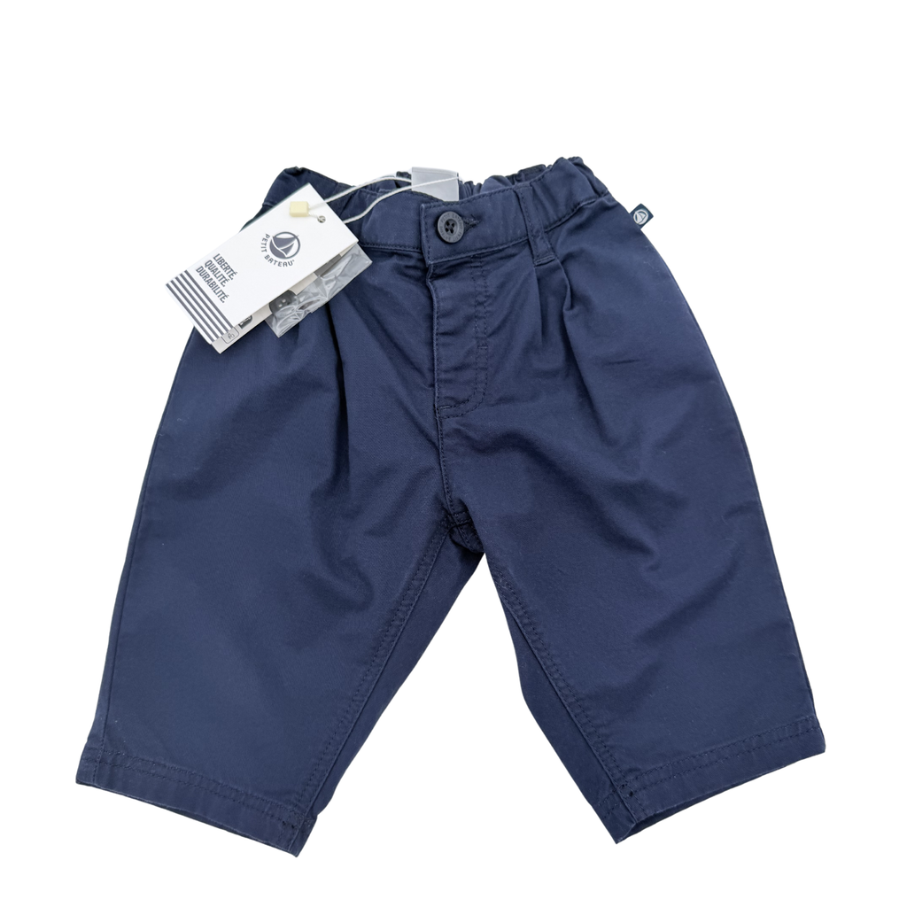 Pantalon chino bleu marine — 6 mois