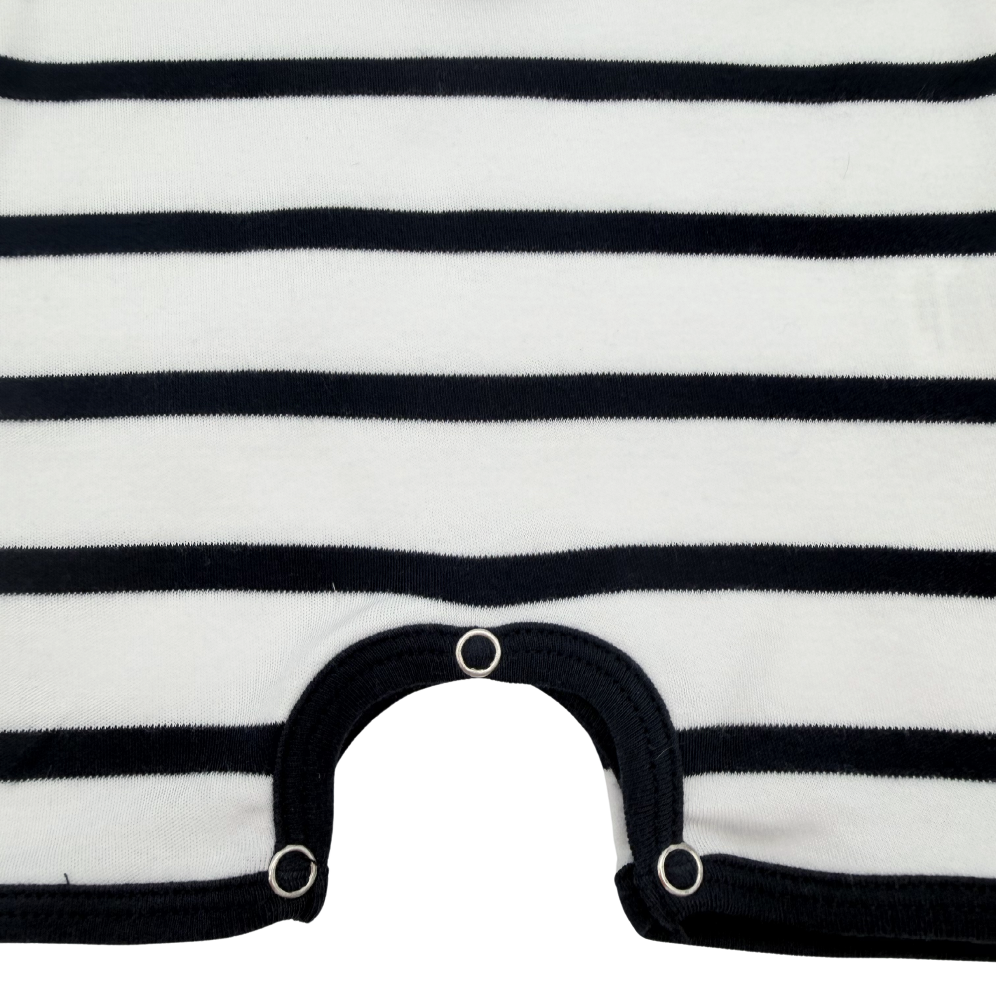 Barboteuse marinière avec béret — 9 mois