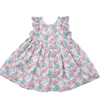 Ensemble robe fleurie et bloomer — 24 mois