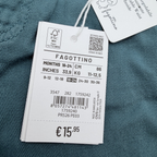 Short bleu denim — 18-24 mois
