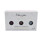 Coffret 3 vernis pelliculables