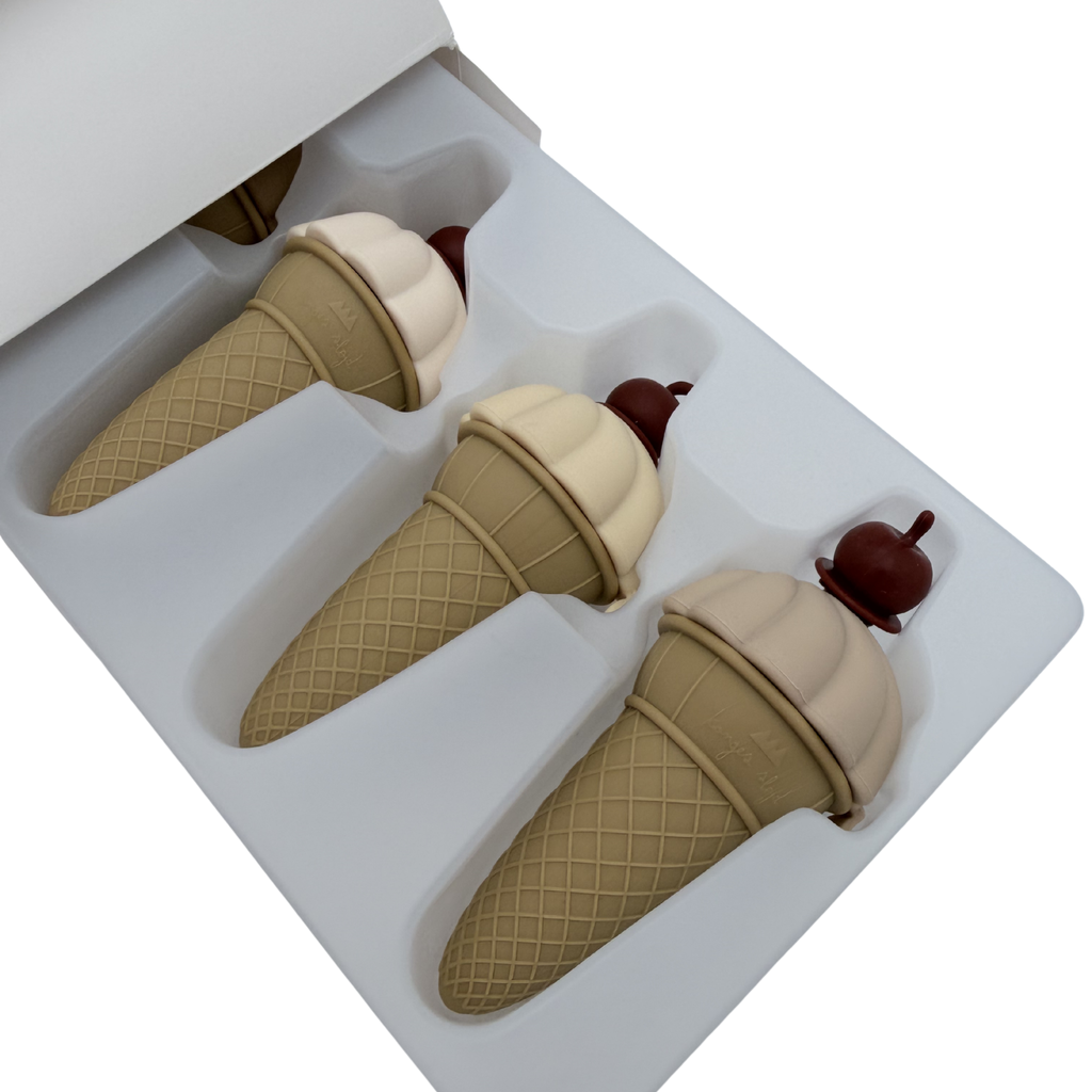 Moules à glace silicone multicolores