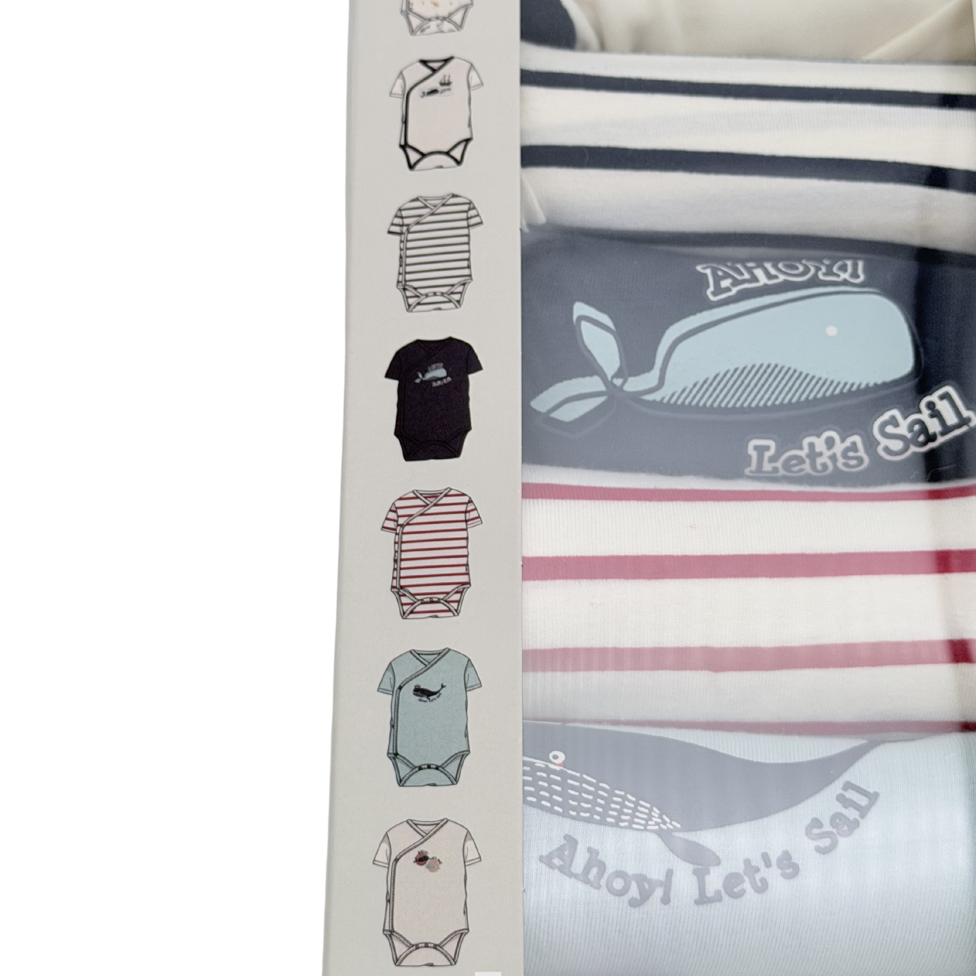 Lot de 7 bodies manches courtes – 1 mois