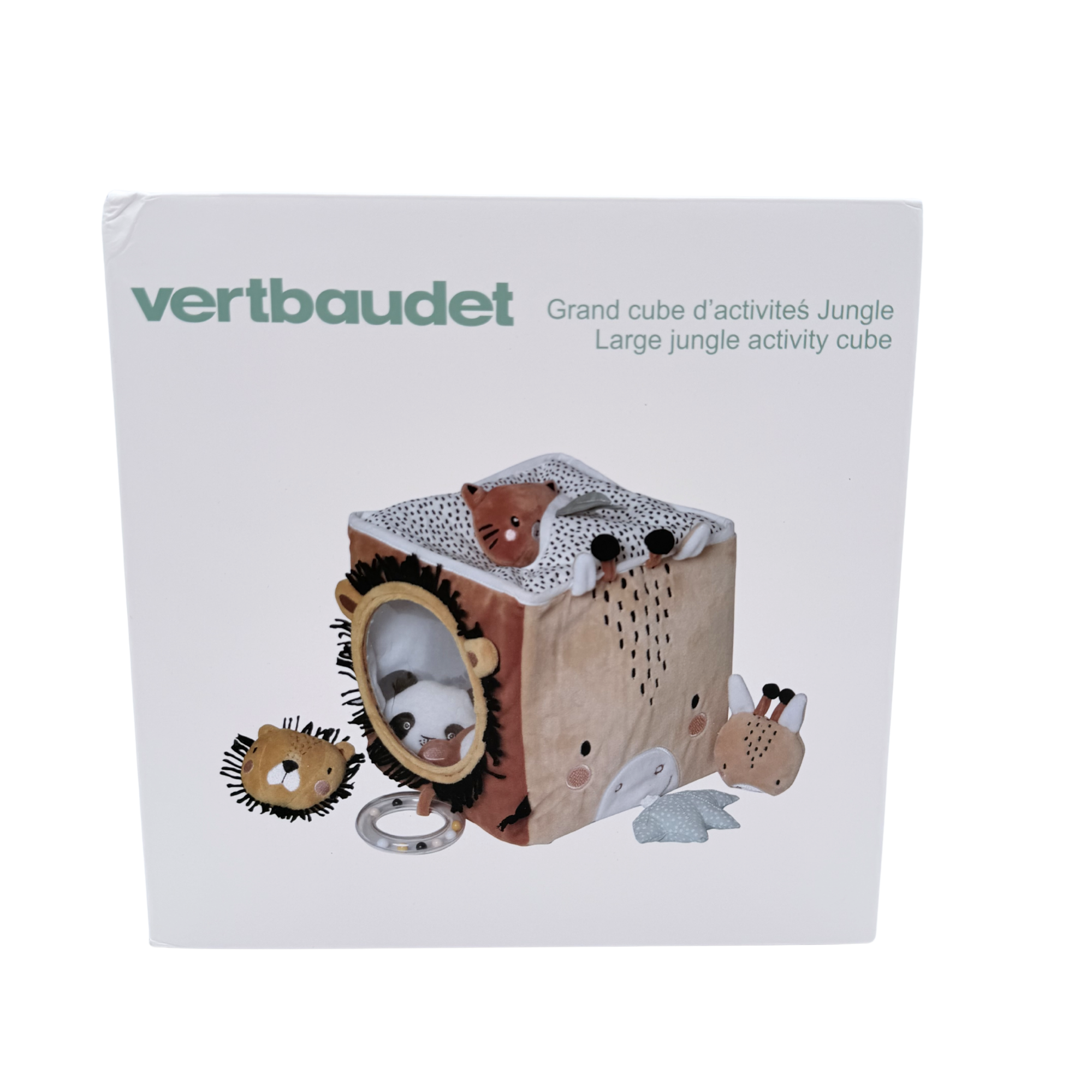 Cube d’activités jungle — multicolore