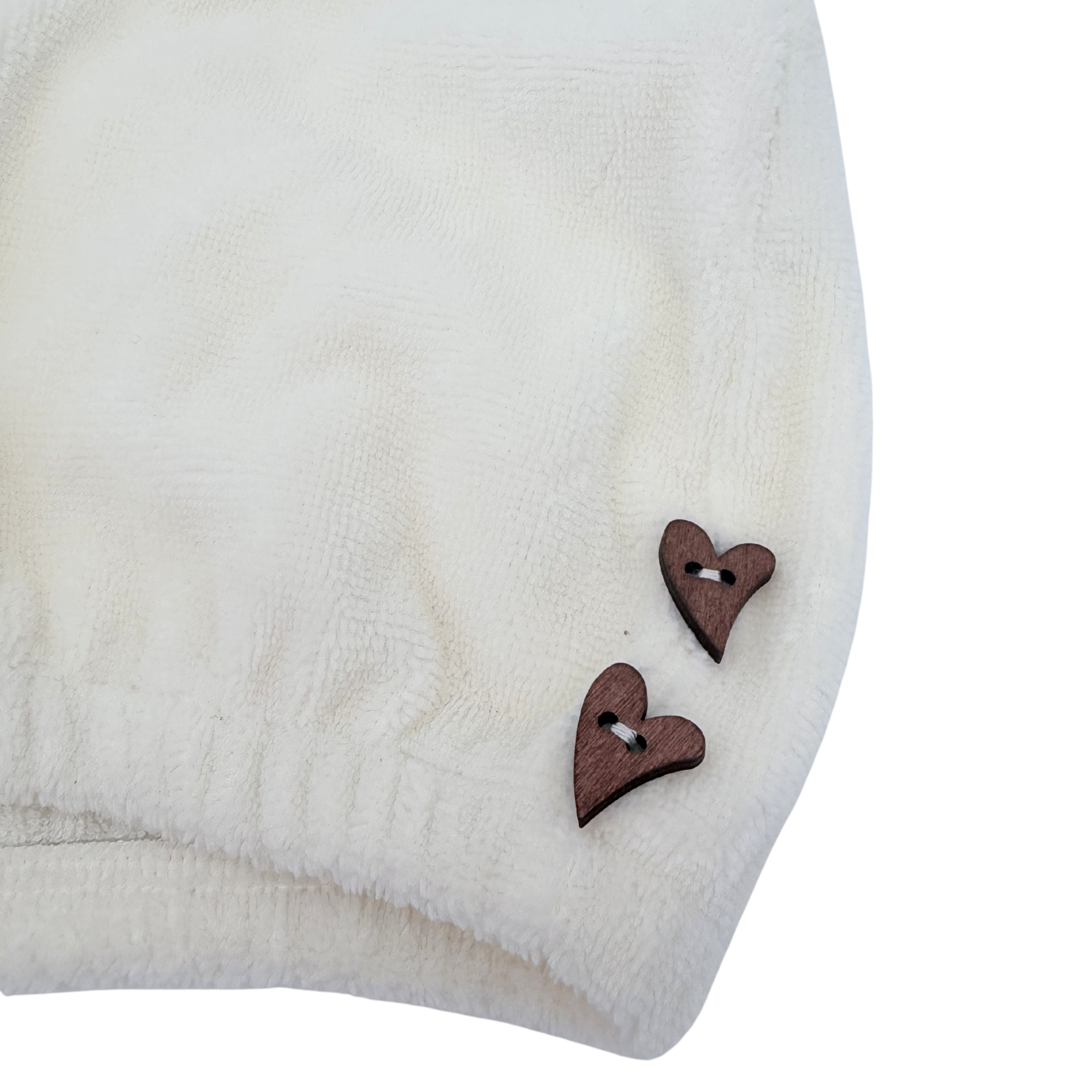 Serviette turban cheveux en éponge bambou — Lait