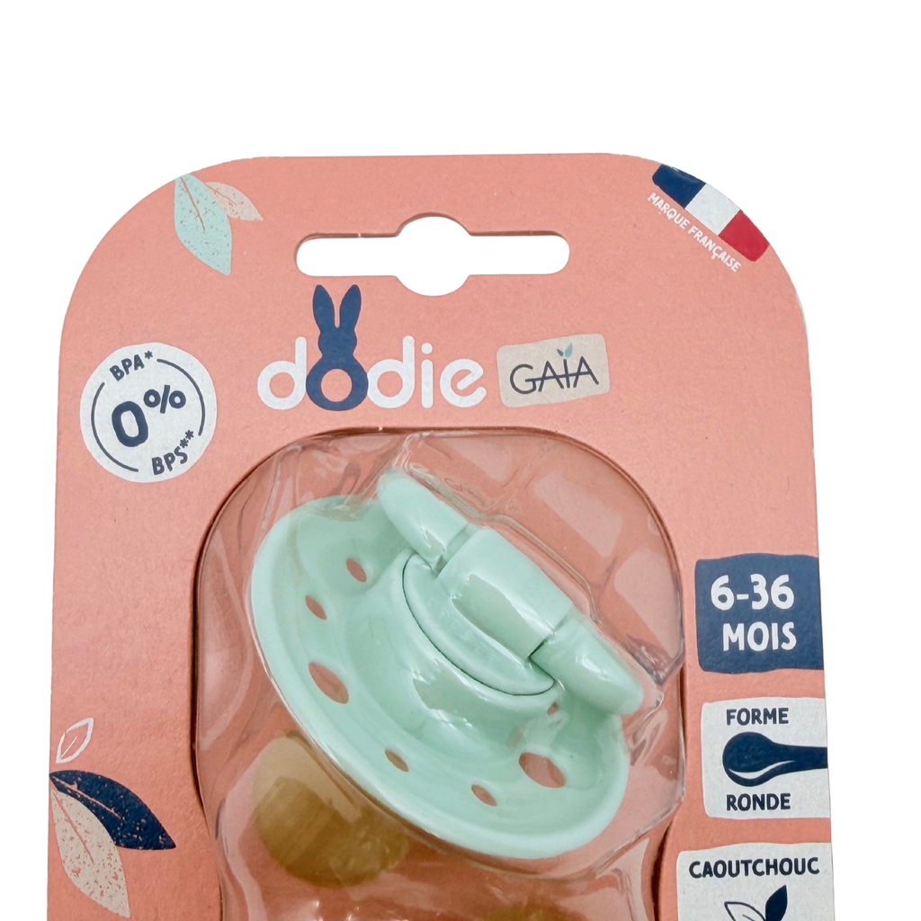 Lot de 2 sucettes rondes Gaïa - 6-36 mois