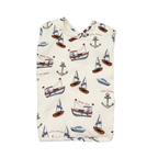 Bavoir tablier bébé motif marin