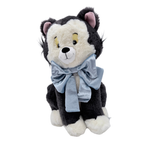 Peluche Figaro avec grand nœud bleu – 30 cm