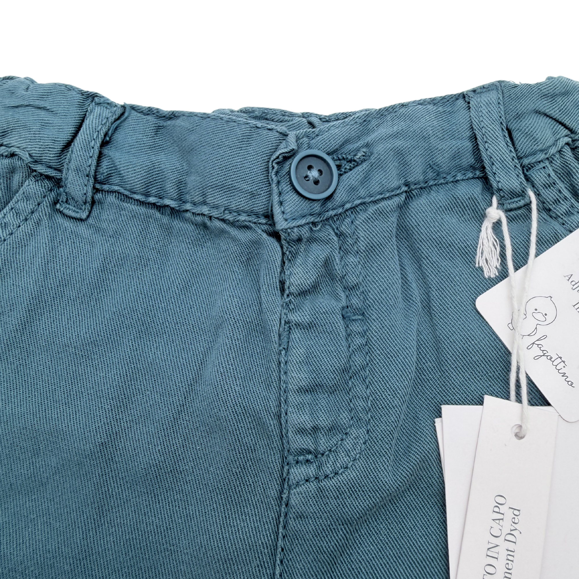 Short bleu denim — 18-24 mois