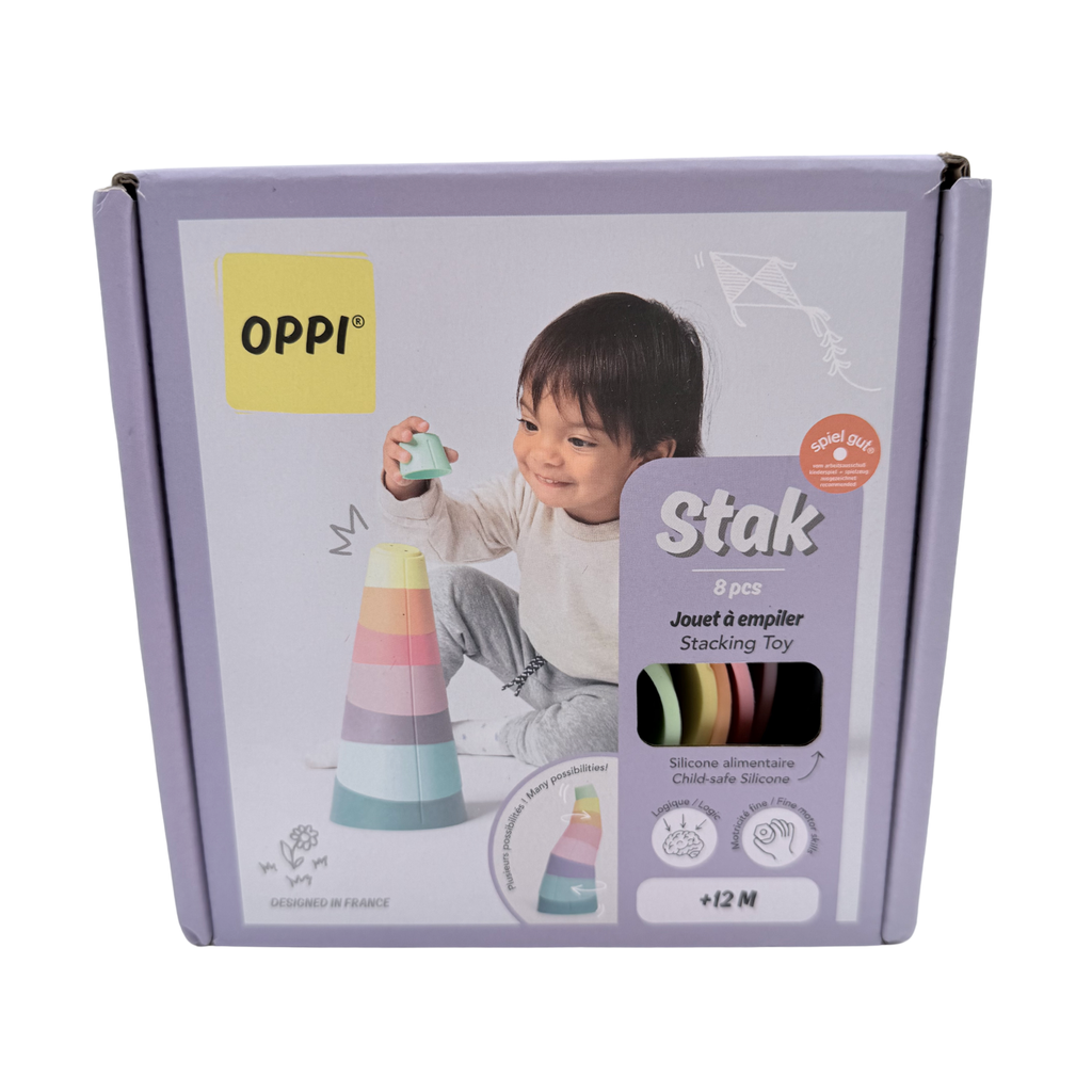 Jouet à empiler en silicone