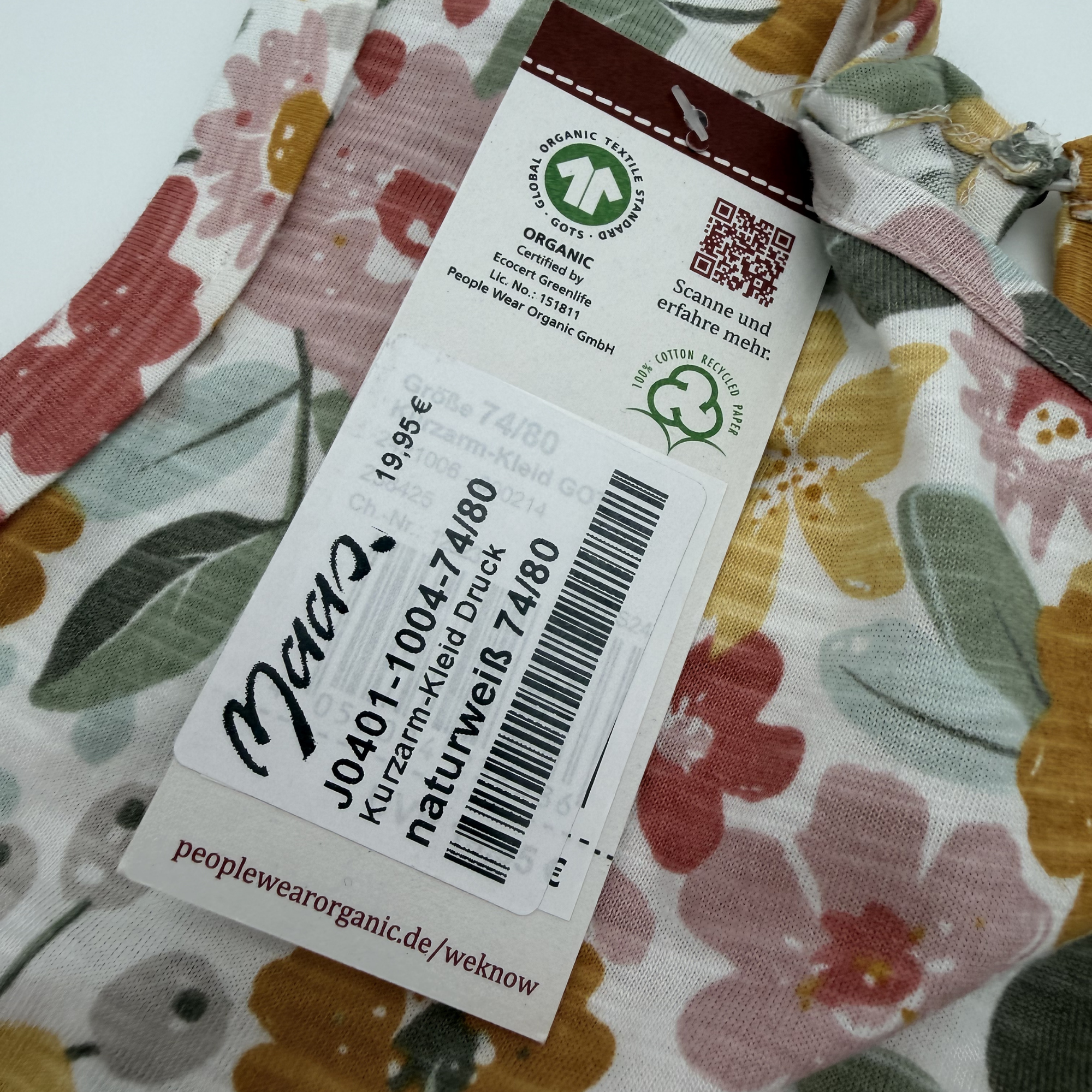 Robe fleurie multicolore — 9-12 mois
