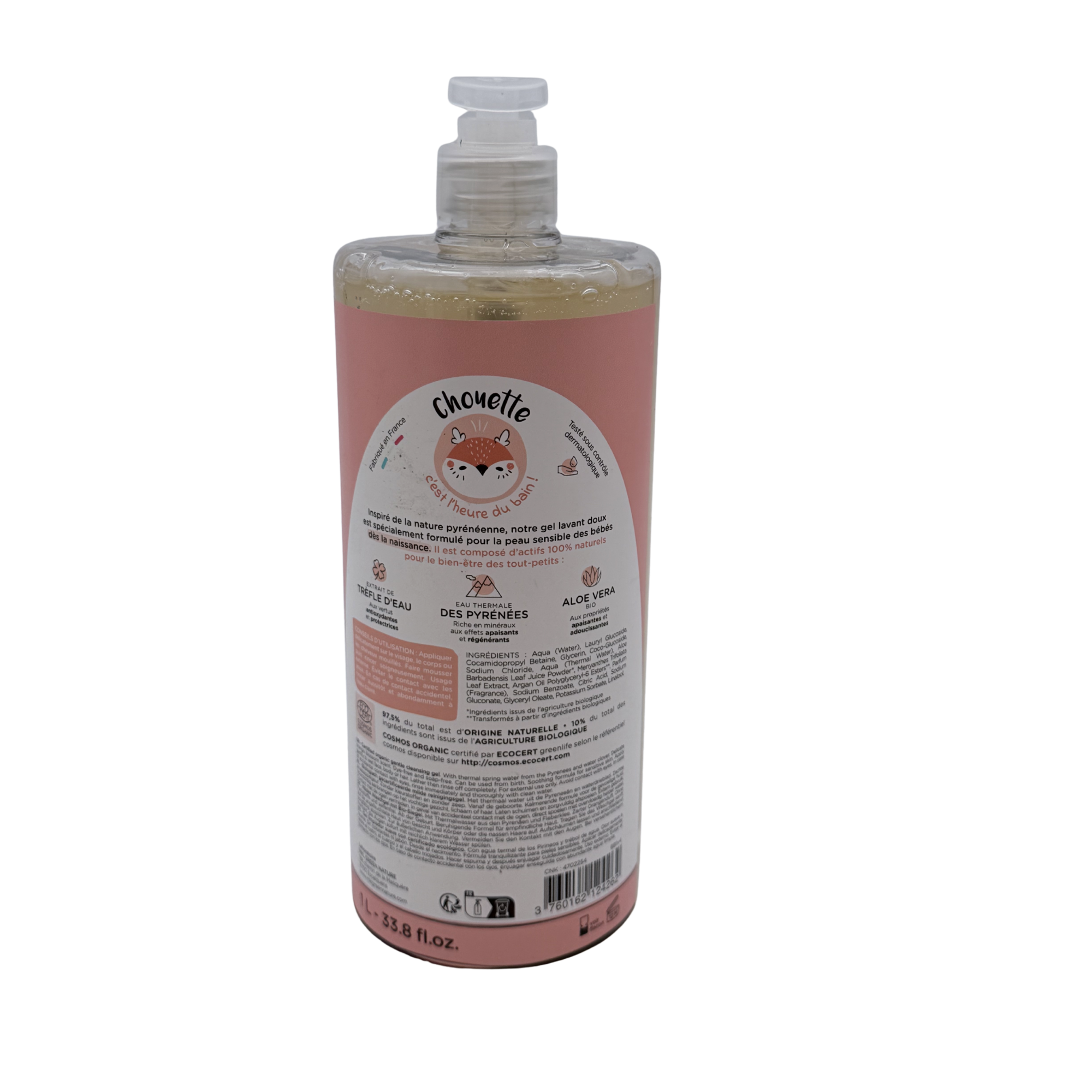 Gel lavant doux bio — 1 litre