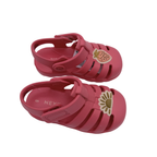 Sandales roses corail avec motifs fruits — 21,5
