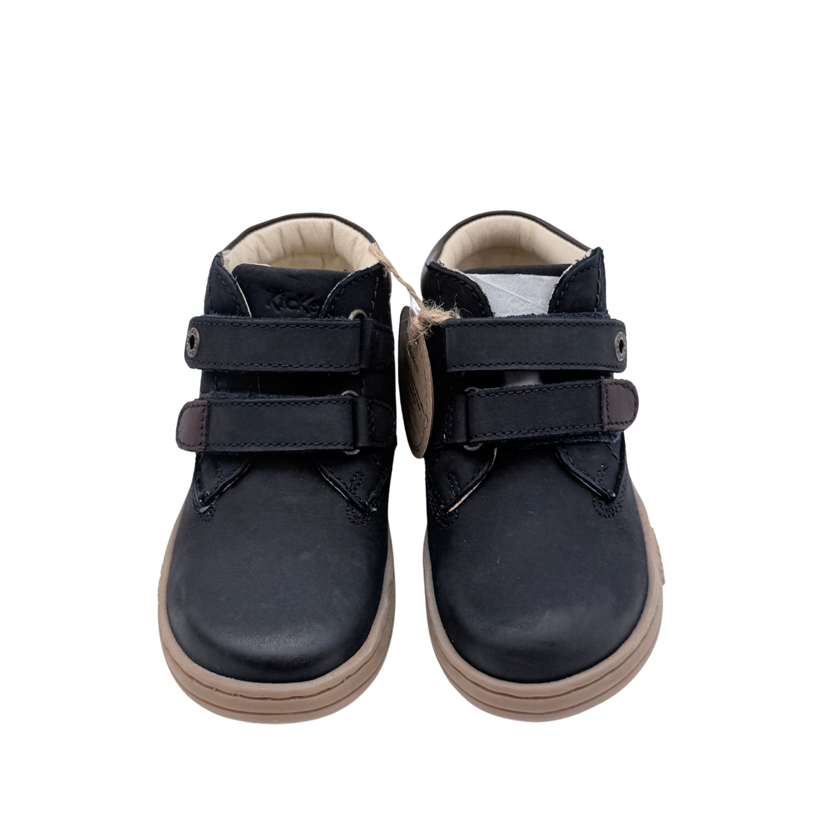 Bottines tackeasy bleu marine à scratchs – 23