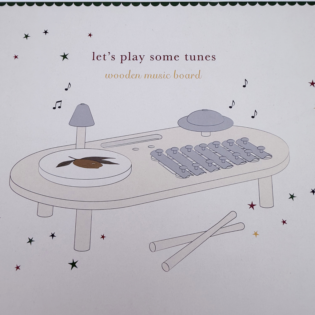 Table musicale en bois
