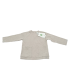 Sweat bébé en maille côtelée écru - 18-24 mois