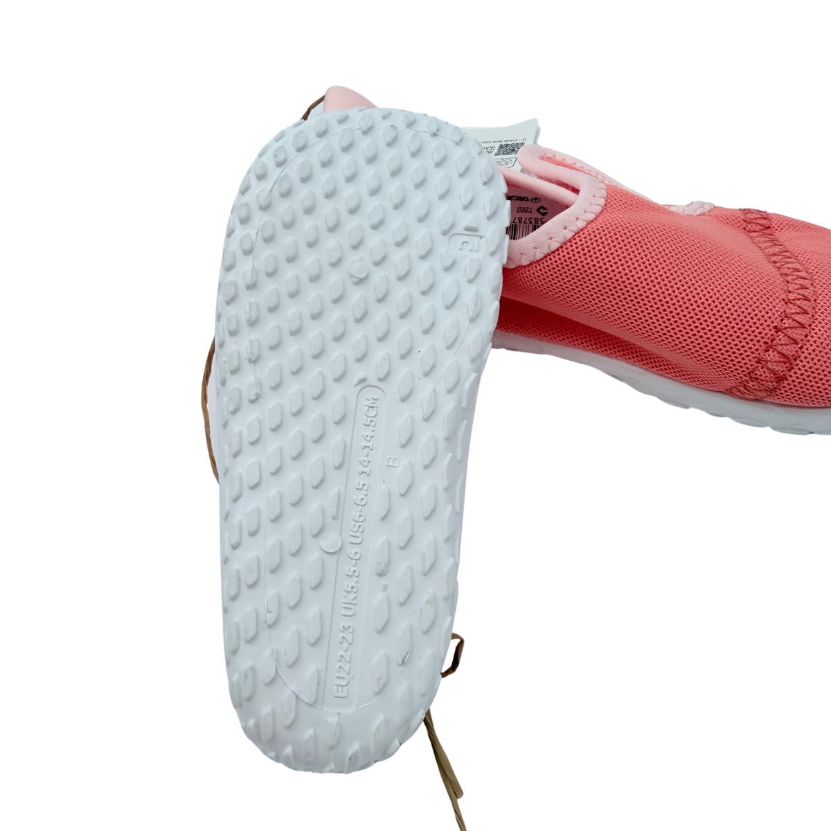 Chaussures aquatiques corail à scratch - 22-23