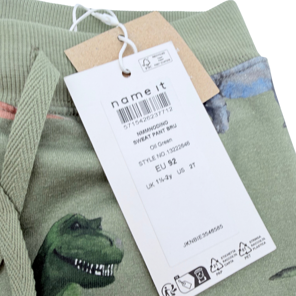 Pantalon vert imprimé dinosaures - 18-24 mois