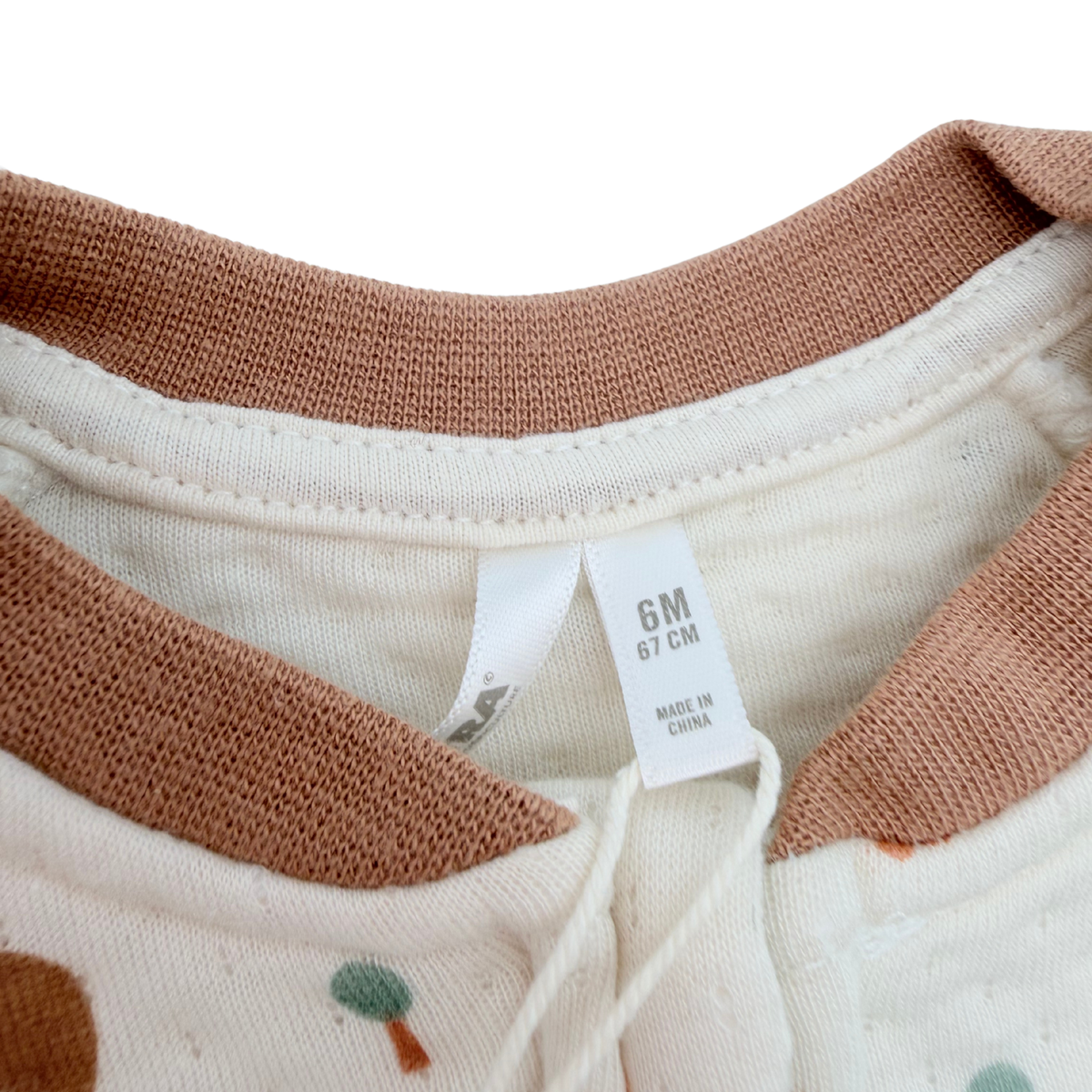 Pyjama bébé matelassé écru motif ours - 6 mois
