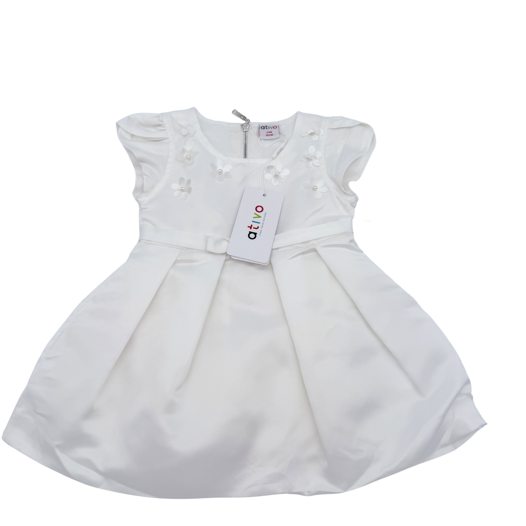 Robe bébé blanche cérémonie — 24 mois