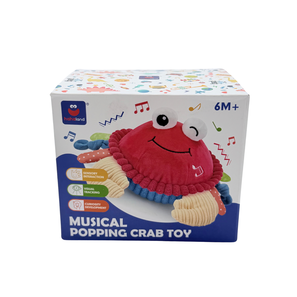 Jouet crabe musical interactif qui marche - Dès 6 mois