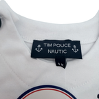 Marinière blanche et noire avec béret assorti — 6 mois