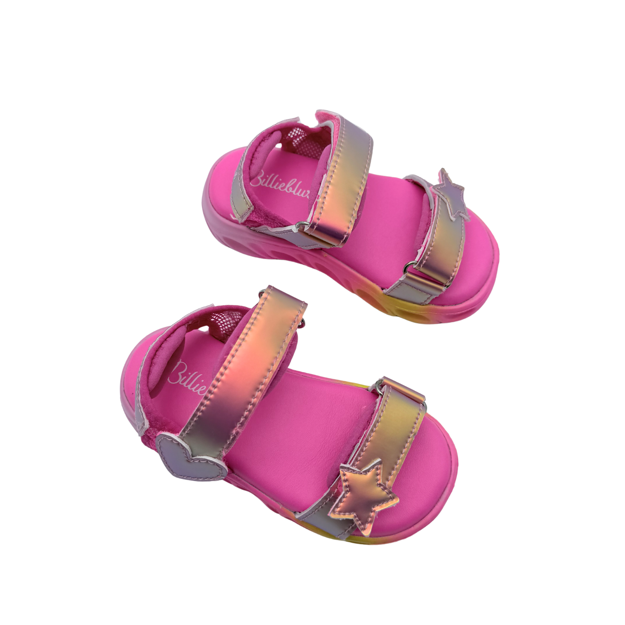 Sandales enfant roses à semelle épaisse — 25