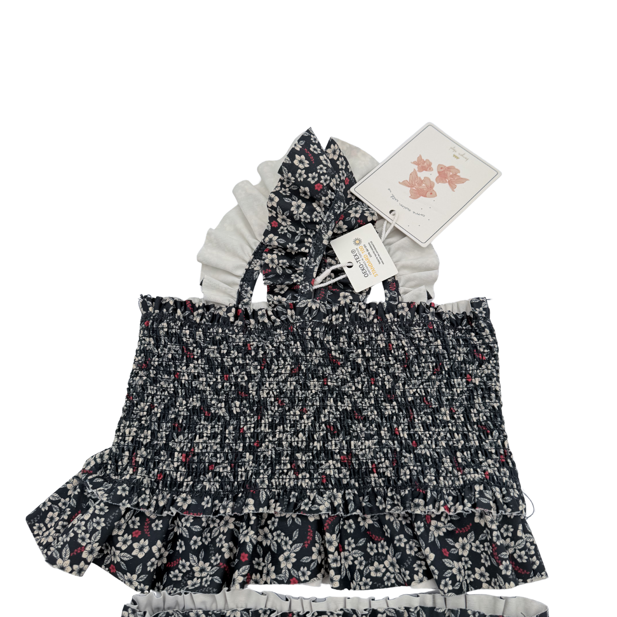 Maillot de bain fleuri 2 pièces — 9 mois