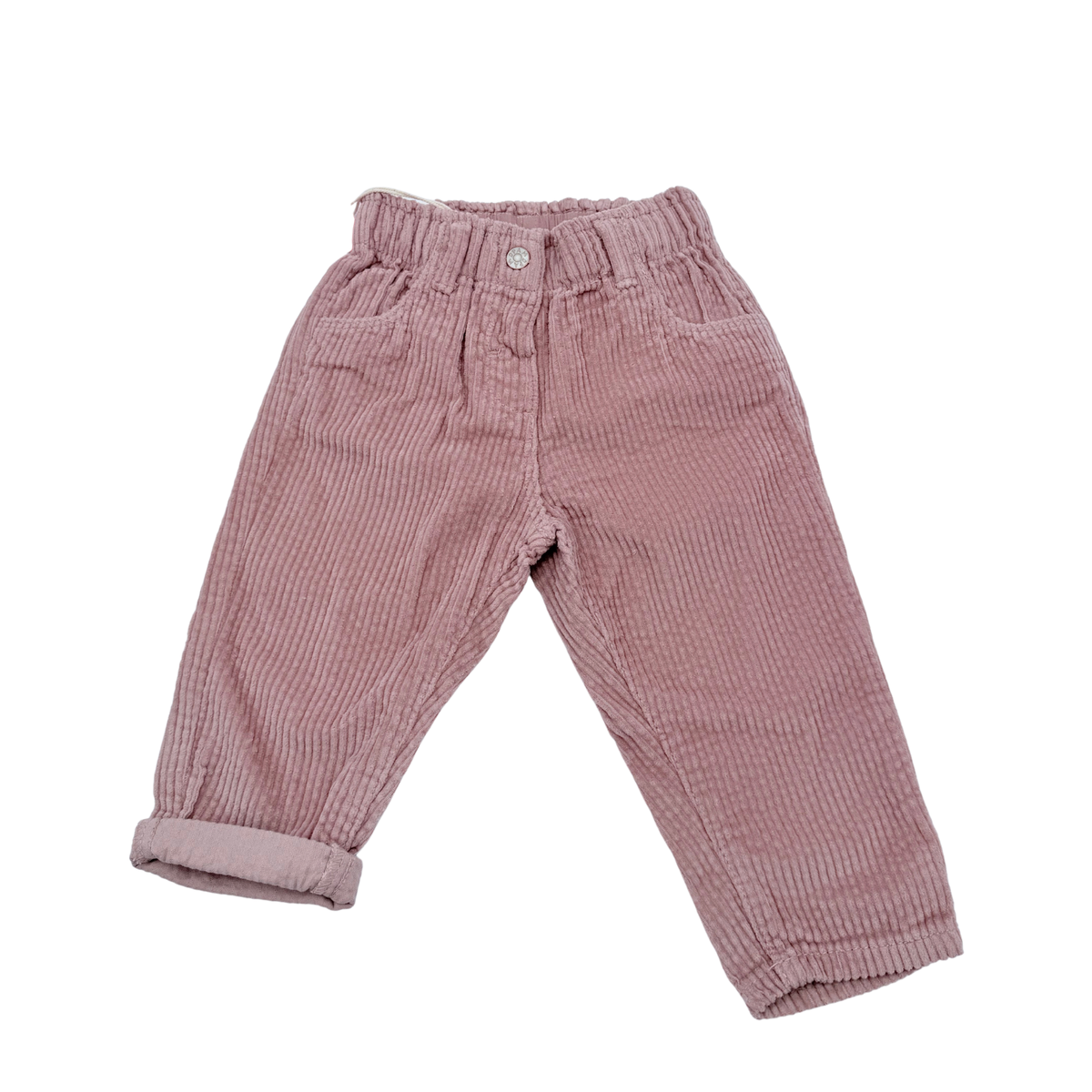 Pantalon rose en velours côtelé - 18 mois&nbsp;
