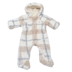 Combinaison pilote bébé Cugat écrue en sherpa - 9 mois