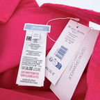 Robe salopette rouge plissée - 36 mois