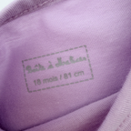 T-shirt licorne violet — 18 mois