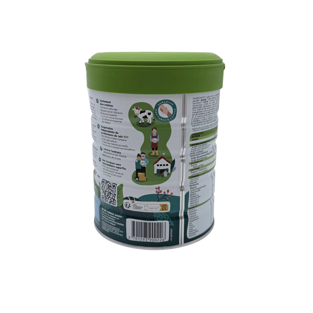 Lait infantile Les Petits Culottés Bio 2 – 6 à 12 mois