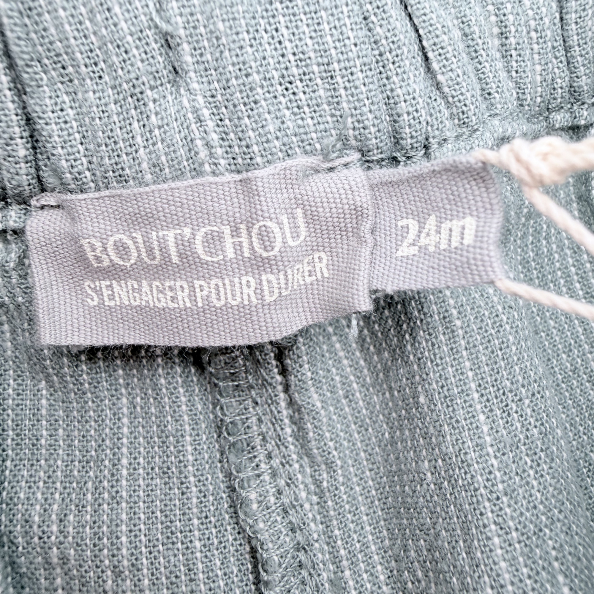 Pantalon vert sauge – 24 mois
