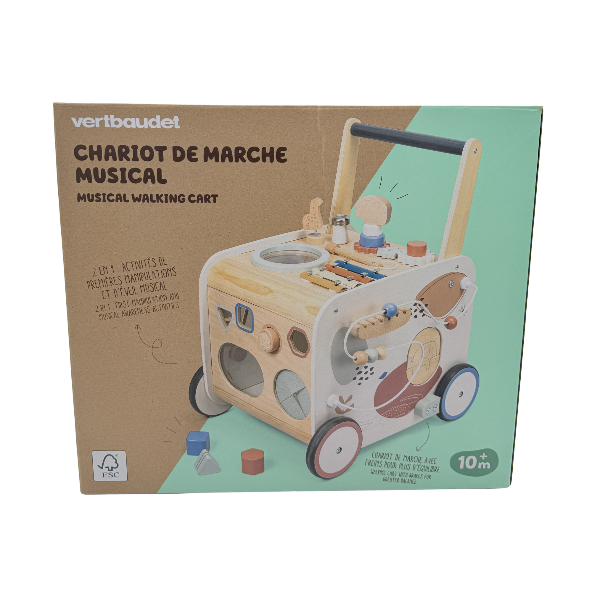 Charriot de marche musical