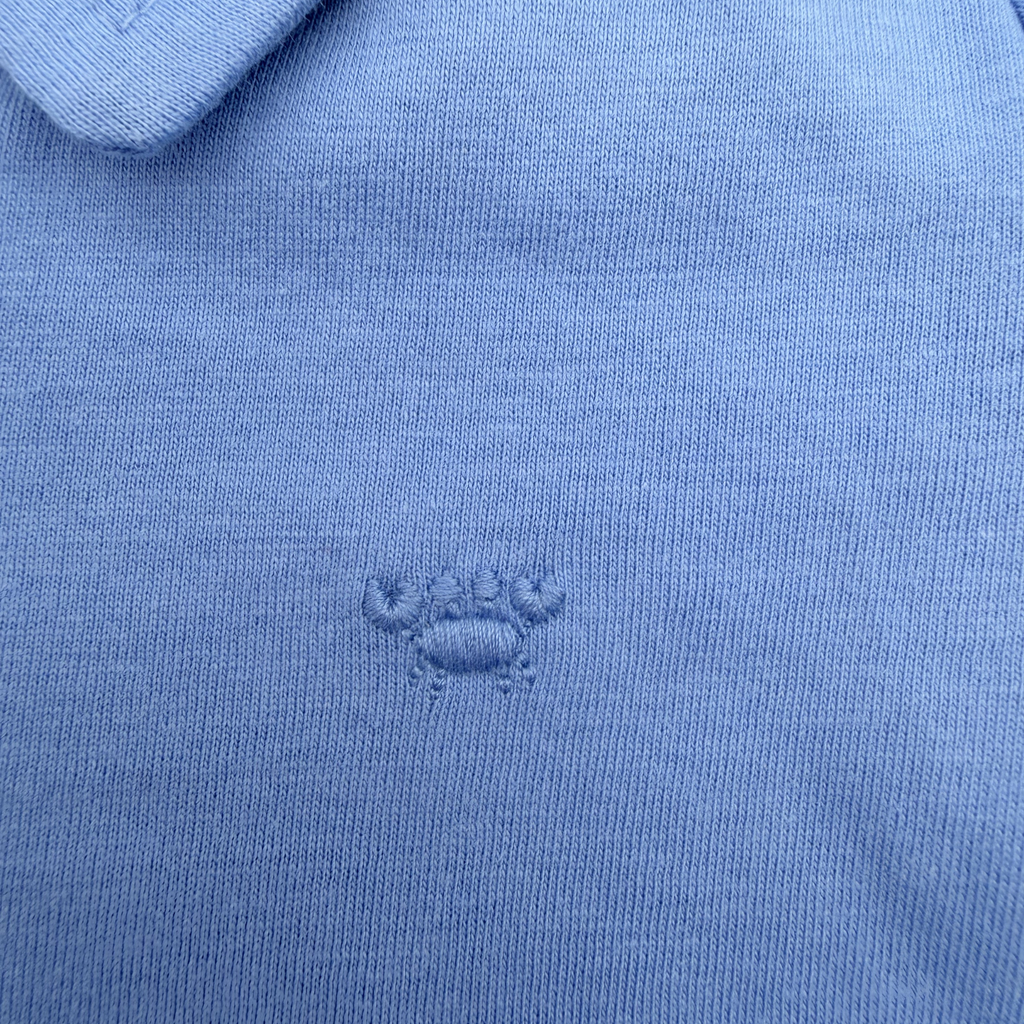Lot de 2 t-shirts manches courtes bleu imprimé marin — 3 mois