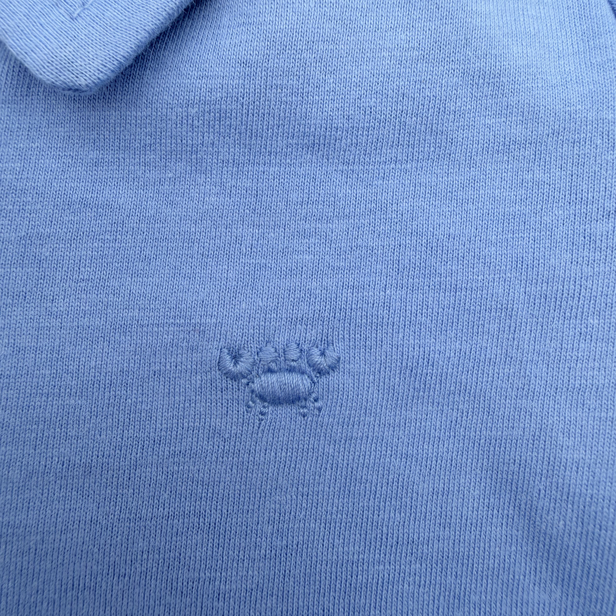 Lot de 2 t-shirts manches courtes bleu imprimé marin — 3 mois