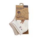 Lot de 5 paires de chaussettes invisibles bébé - 17-19