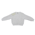 Pull écru en grosse maille - 6-12 mois