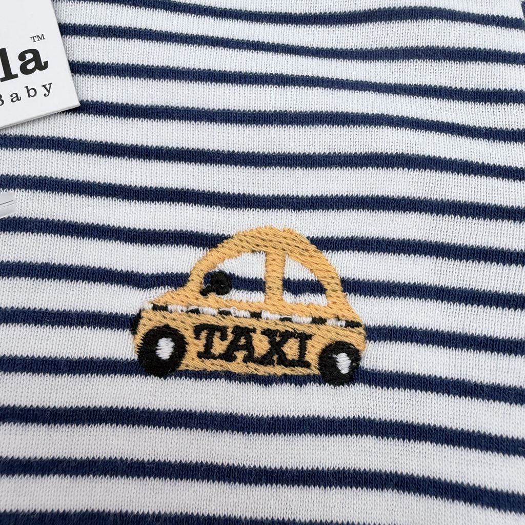T-shirt marinière taxi — 2 ans