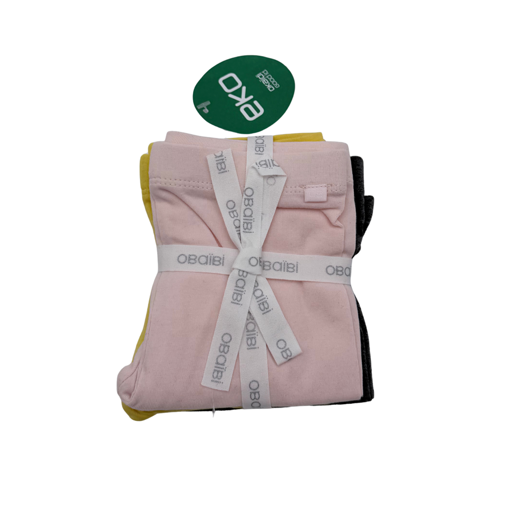 Lot de 3 leggings bébé - 6 mois
