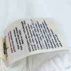 Chapeau bébé blanc brodé à nouer — 3-6 mois