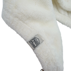 Serviette turban cheveux en éponge bambou — Lait