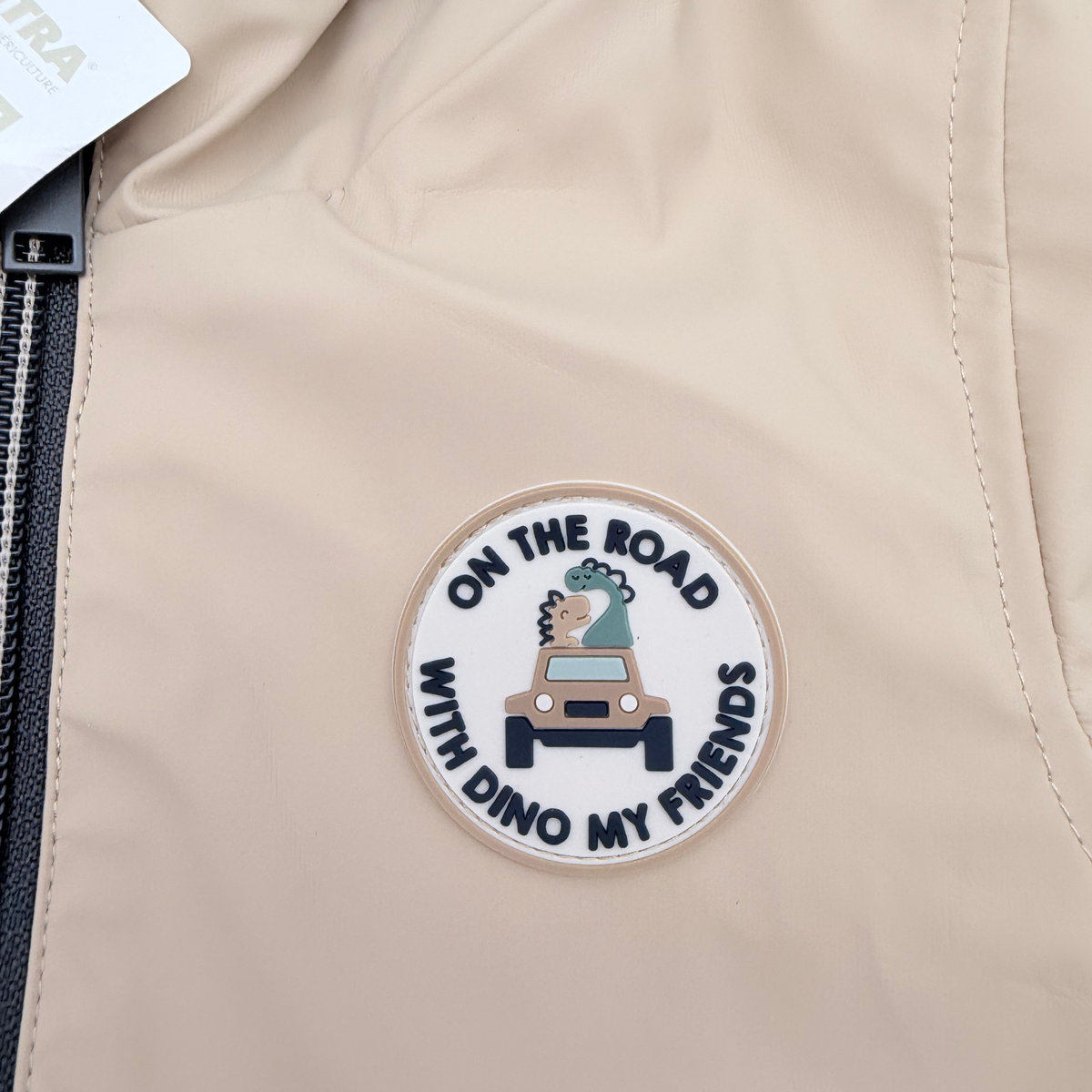 Parka bébé déperlante à capuche beige - 9 mois