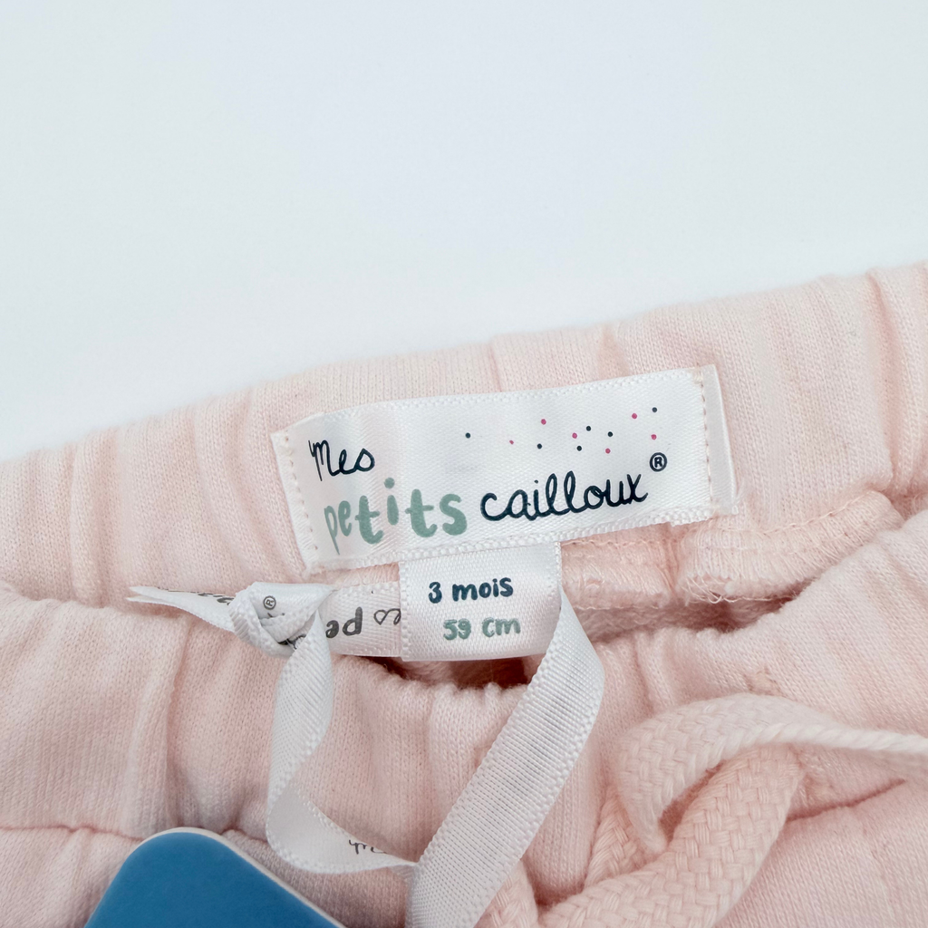 Pantalon rose poudré - 3 mois