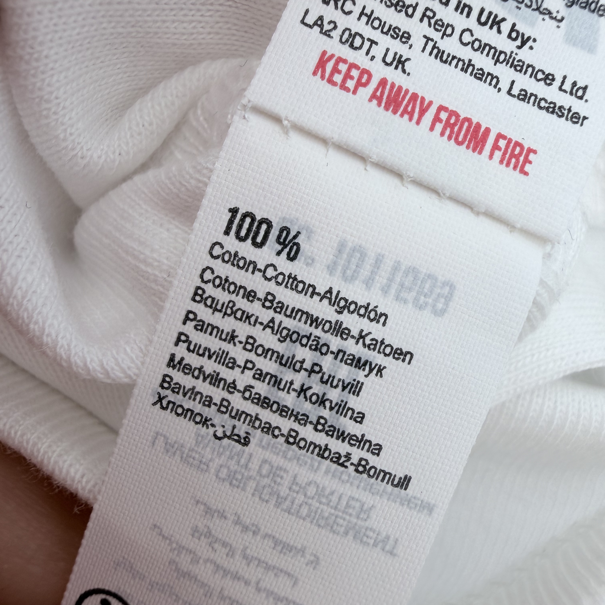 Body bébé blanc “Jeune Padawan” — 3-6 mois