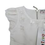 Robe bébé blanche cérémonie — 24 mois
