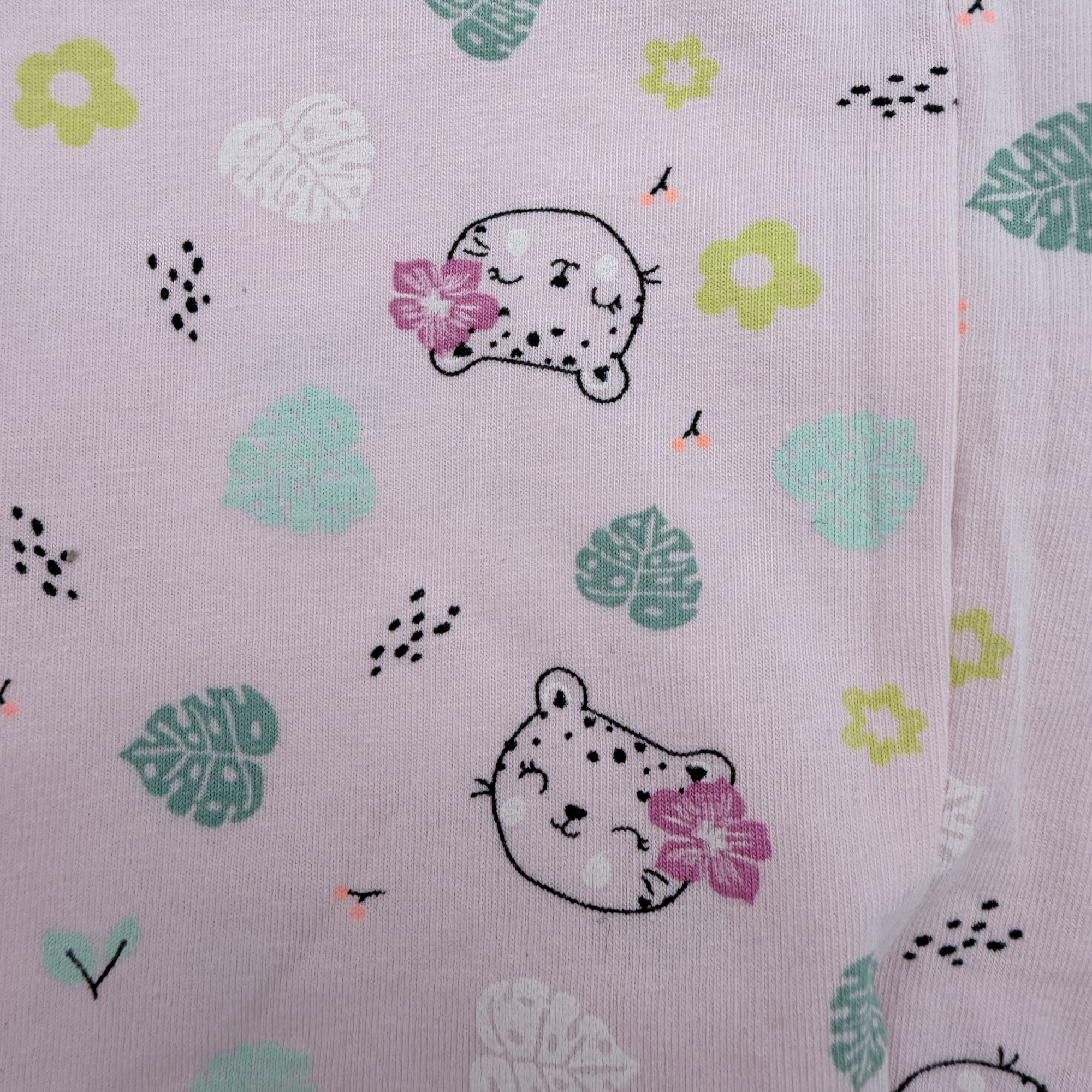 Legging court imprimé animaux et feuillage — 12 mois