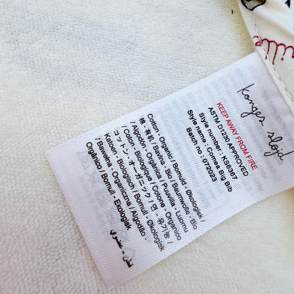 Bavoir tablier bébé motif marin